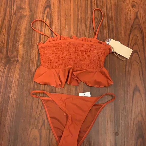 Cabana Del Sol WHAT’S THE SCOOP SMOCKED BIKINI S - Picture 4 of 4